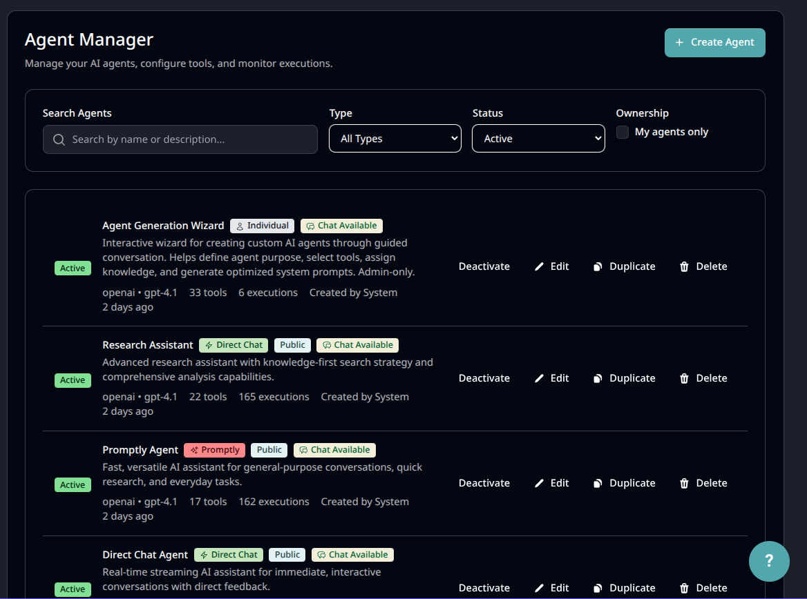 Agent Manager