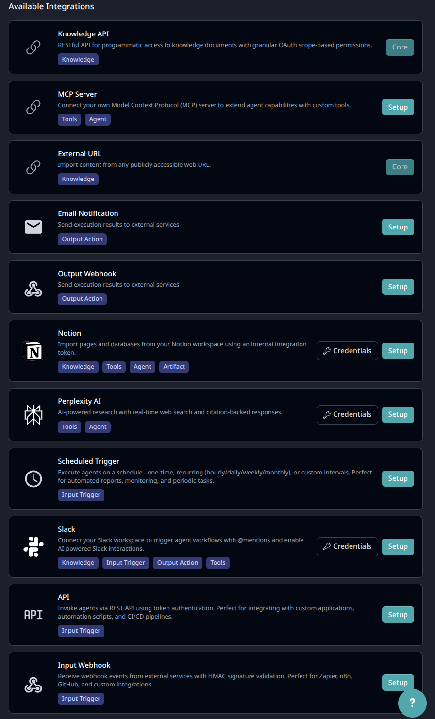 Integrations