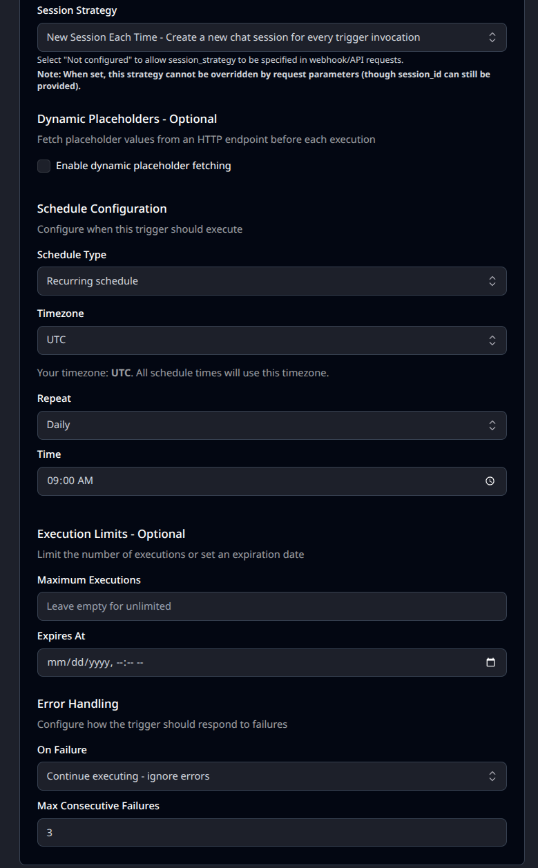Schedule Integration Package