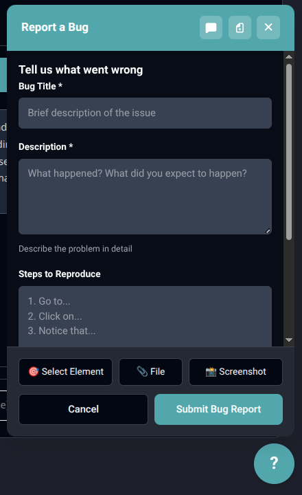 PromptlyAgent Support Widget - Screenshot 2
