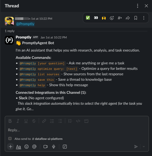 Slack Integration for PromptlyAgent - Screenshot 4